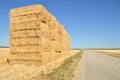 Bales of straw Royalty Free Stock Photo