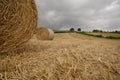 Bales of straw