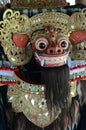 Barong and Rangda used in Bali traditional religious dance Royalty Free Stock Photo