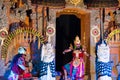 Bali dancers performing Ramayana Ballet at Ubud Royal Palace in Ubud, Bali, Indonesia