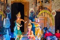 Bali dancers performing Ramayana Ballet at Ubud Royal Palace in Ubud, Bali, Indonesia