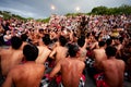 BALI - DECEMBER 30: traditional Balinese Kecak dance at Uluwatu