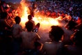 BALI - DECEMBER 30: traditional Balinese Kecak and Fire dance at