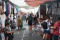 Bali,Indoneisa : Tourist sightseeing at Ubud market in bali for tradition handcraft product just like traditional