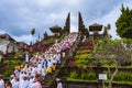 BALI INDONESIA - APRIL 26: Prayers in Pura Besakih Temple on Apr