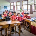 Balinese pripary school pupils