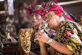 BALI, INDONESIA, DECEMBER, 24,2014: Musician play traditional Ba Royalty Free Stock Photo