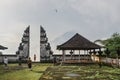 Tourists in the Pura Lempuyang temple