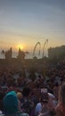 Kecak Dance Performance at Uluwatu Temple, Bali, Indonesia Royalty Free Stock Photo