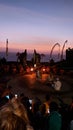 Kecak Dance Performance at Uluwatu Temple, Bali, Indonesia Royalty Free Stock Photo