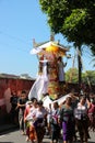Traditional funeral ceremony in Bali