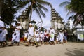 Balinese New year, Nyepi. Melasti Ceremony at Bali.