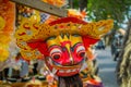 BALI, INDONESIA - MARCH 08, 2017: Impresive hand made structure, Ogoh-ogoh statue built for the Ngrupuk parade, which