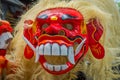 BALI, INDONESIA - MARCH 08, 2017: Impresive hand made structure, Ogoh-ogoh statue built for the Ngrupuk parade, which