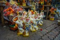 BALI, INDONESIA - MARCH 08, 2017: Impresive hand made structures, Ogoh-ogoh statue built for the Ngrupuk parade, which