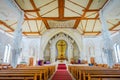 BALI, INDONESIA - MARCH 08, 2017: View from inside of the Katedral Roh Kudus, Catholic Church, located in Denpasar in