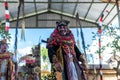 BALI, INDONESIA - MAY 5, 2017: Barong dance on Bali, Indonesia. Barong is a religious dance in Bali based on the great Royalty Free Stock Photo