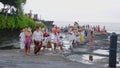 Balinese Hindus return to prayer