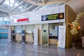 Exterior view of a VAT refund and Customs Office at Gusti Ngurah Rai International Airport Royalty Free Stock Photo