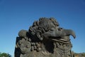Bali, Indonesia, November 5th 2019 : The Garuda bird statue at Garuda Wisnu Kencana Cultural Park Royalty Free Stock Photo