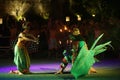 Bali, Indonesia, November 5th 2019 : Traditional Balinese Kecak Dance at Garuda Wisnu Kencana (GWK) Cultural Park.