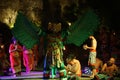 Bali, Indonesia, November 5th 2019 : Traditional Balinese Kecak Dance at Garuda Wisnu Kencana (GWK) Cultural Park. Royalty Free Stock Photo