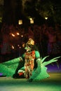 Bali, Indonesia, November 5th 2019 : Traditional Balinese Kecak Dance at Garuda Wisnu Kencana (GWK) Cultural Park.