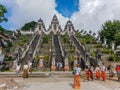 View on the Pura Lempuyang Luhur Temple in Bali, Indonesia