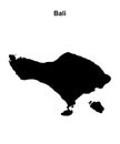 Bali outline map Royalty Free Stock Photo