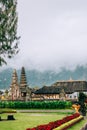 Bali pura ulun danu bratan lake, temple and beautiful park.