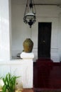 Bali style house porch deco Royalty Free Stock Photo