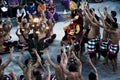 Bali tradition Dance Fire Kecak monkey 07.10.2015 Royalty Free Stock Photo