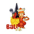 Bali Traditional Dancer Royalty Free Stock Photo