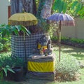 Bali traditional temple exterior