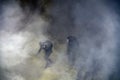 Bali Volcano Agung Ijen flames erupting