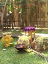 Bali wedding offering