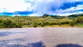 Baliem River in minimo wamena Royalty Free Stock Photo