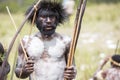 Dani tribesmen at the annual Baliem Valley Festival.