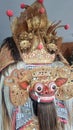 Balinese Barong dance mask represent mythical creature