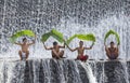 Balinese boys having fun