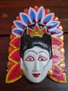 Balinese carved wooden mask