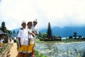 Balinese Children at Pura Ulun Danu Beratan Lake Temple