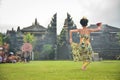 Balinese Dancer Performing A Sacred Dance