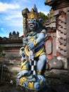 Balinese Ethnic Style Gatekeeper Statue Inside Ulun Danu Batur Temple At Kintamani