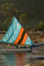 Balinese Fishing Boat Returning To Shore.