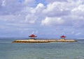 Balinese gazebos Royalty Free Stock Photo