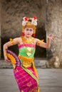 Balinese girls perform Legong and Barong Dance