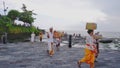 Balinese Hindus return to prayer