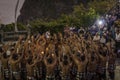 Balinese Kecak dance at Uluwatu temple, Bali Royalty Free Stock Photo