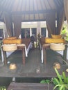 Balinese massage hut Royalty Free Stock Photo